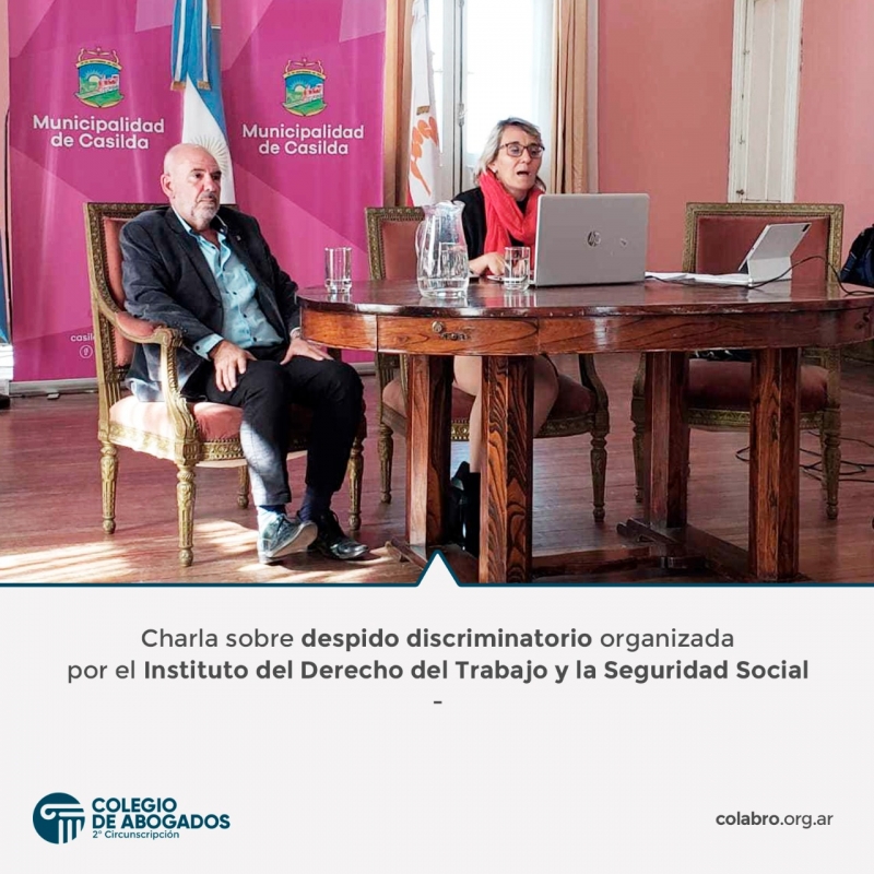 El Instituto de Derecho del Trabajo y la Seguridad Social llevó a cabo en Casilda